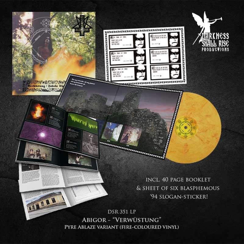 ABIGOR – Verwüstung / Invoke The Dark Age LP (FIRE) (Preorder)