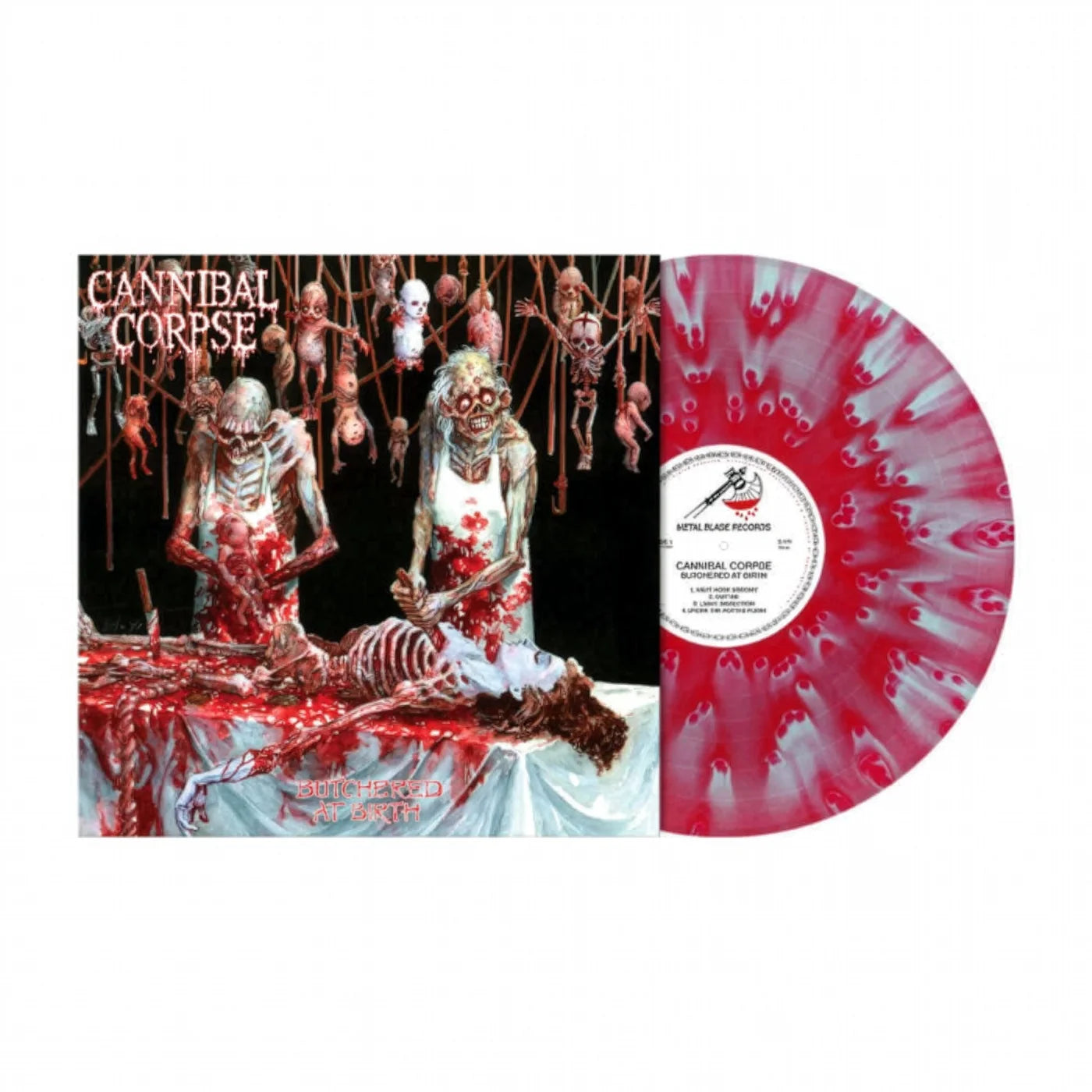 CANNIBAL CORPSE - Butchered At Birth 35th anniversary LP (BLOOD SPILLED)
