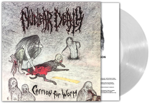 NUCLEAR DEATH - Carrion For Worm LP (CLEAR) (Preorder)