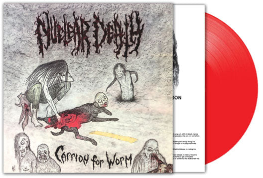NUCLEAR DEATH - Carrion For Worm LP (RED) (Preorder)