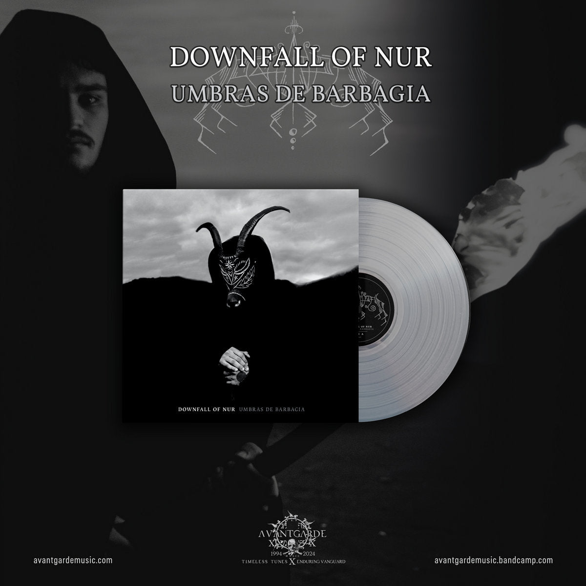 DOWNFALL OF NUR - Umbras de Barbagia LP (CLEAR)
