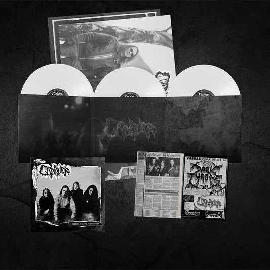 CADAVER - Demos & Live 1988-1991 3LP (WHITE)* (Preorder)