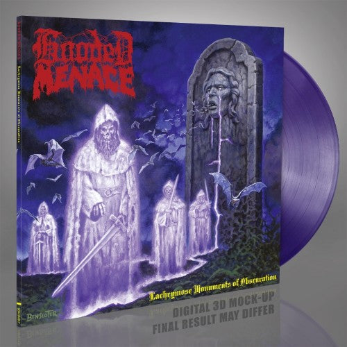 HOODED MENACE - Lachrymose Monuments Of Obscuration LP (PURPLE)