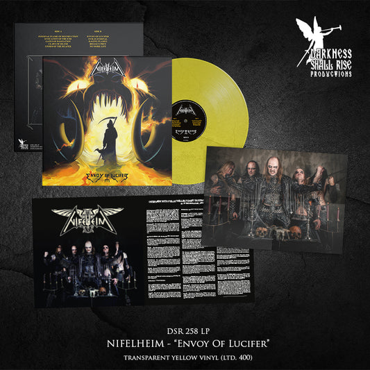 NIFELHEIM - Envoy Of Lucifer LP w/booklet (YELLOW)