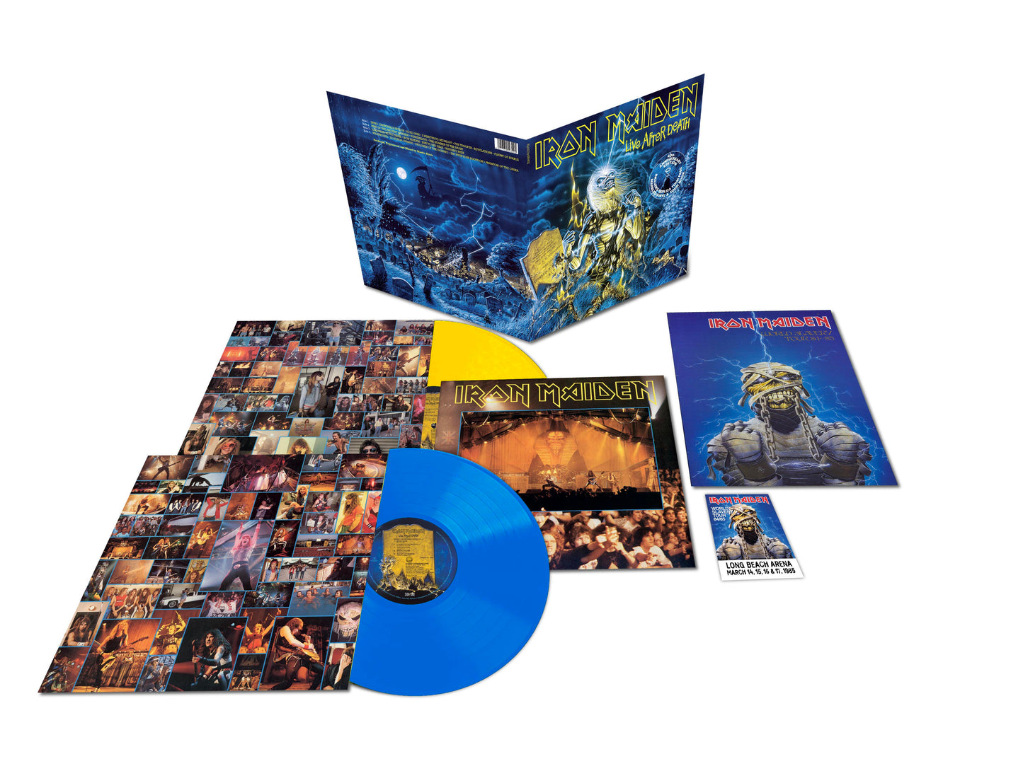 IRON MAIDEN - Live After Death 40th Anniversary 2LP (BLUE/YELLOW)