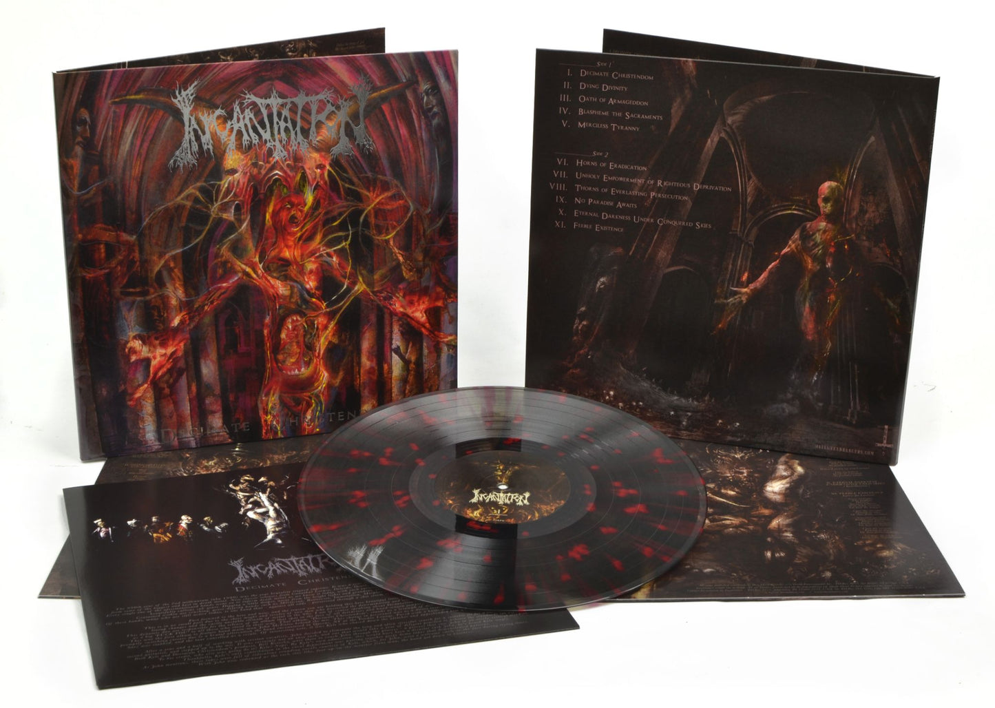 INCANTATION - Decimate Christendom LP (SPLATTER)