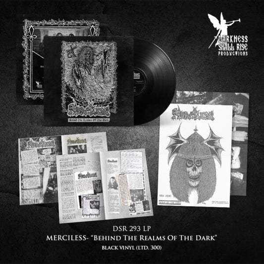 MERCILESS – Behind The Realms Of The Dark LP w/booklet