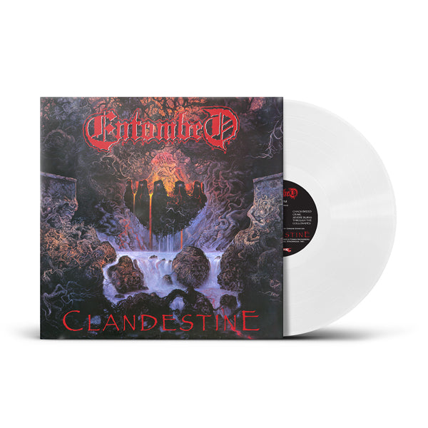 ENTOMBED - Clandestine LP (WHITE)