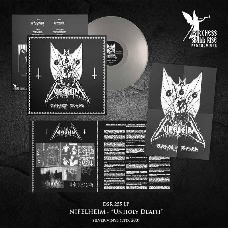 NIFELHEIM - Unholy Death LP w/booklet (SILVER)