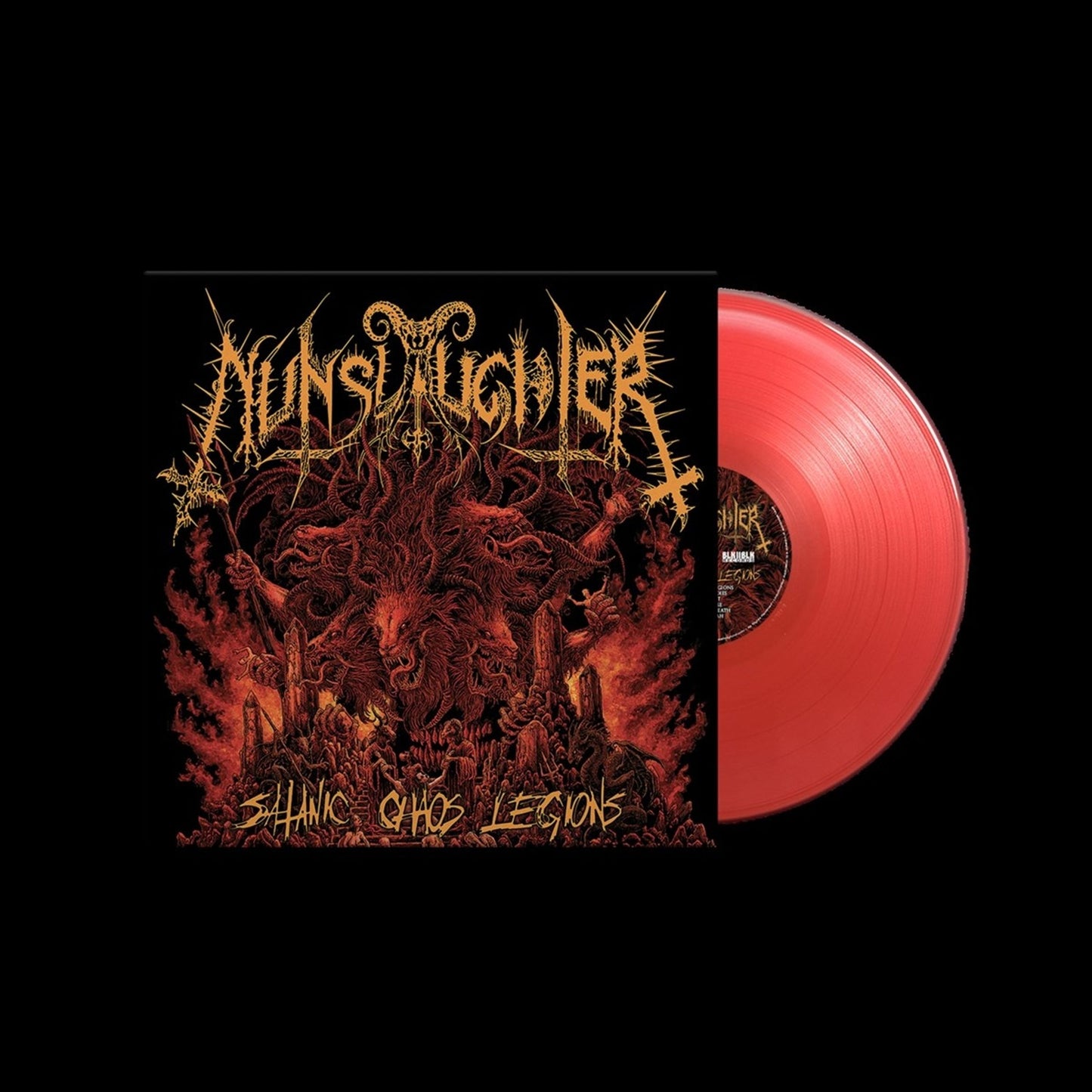 NUNSLAUGHTER - Satanic Chaos Legions LP (RED) (Preorder)