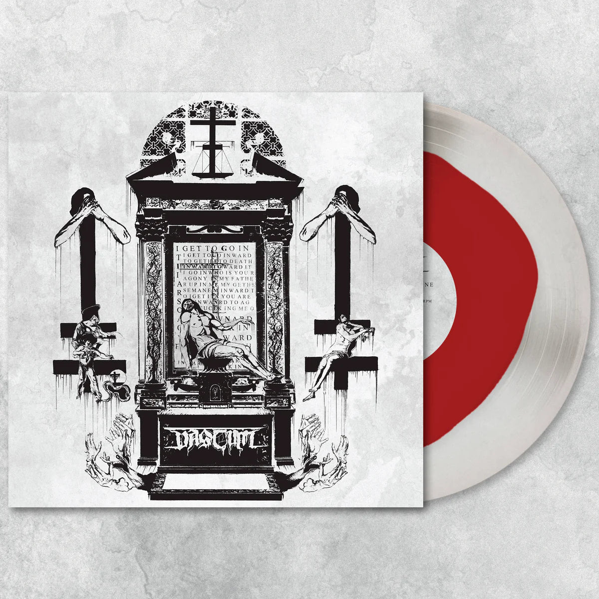 VASTUM - Inward To Gethsemane LP (CLEAR/RED)
