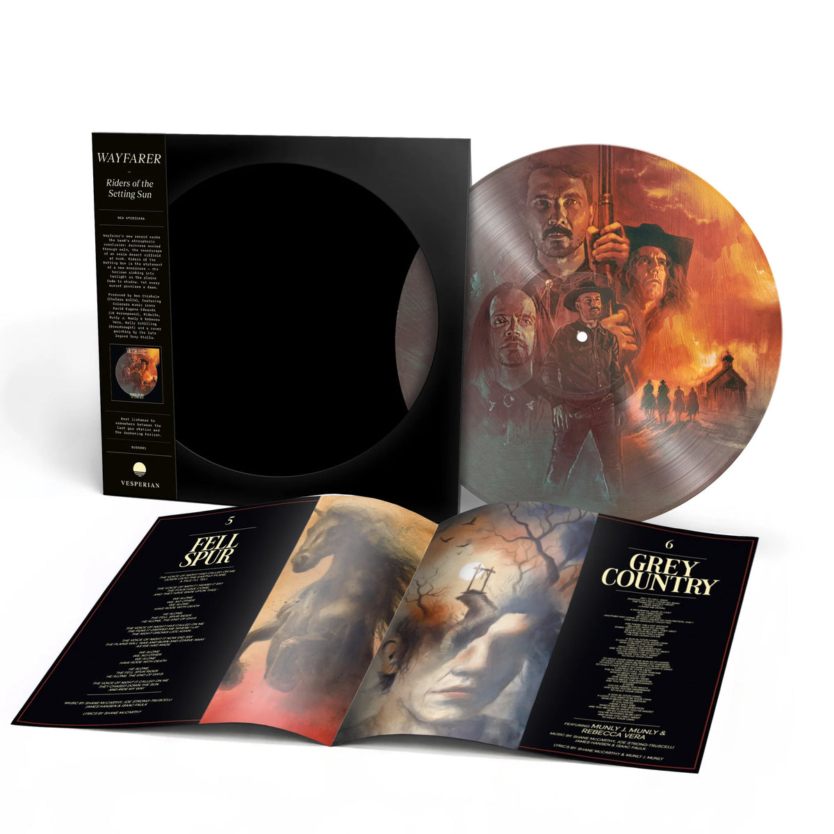 WAYFARER - Riders of the Setting Sun LP (PIC. DISC)* (Preorder)