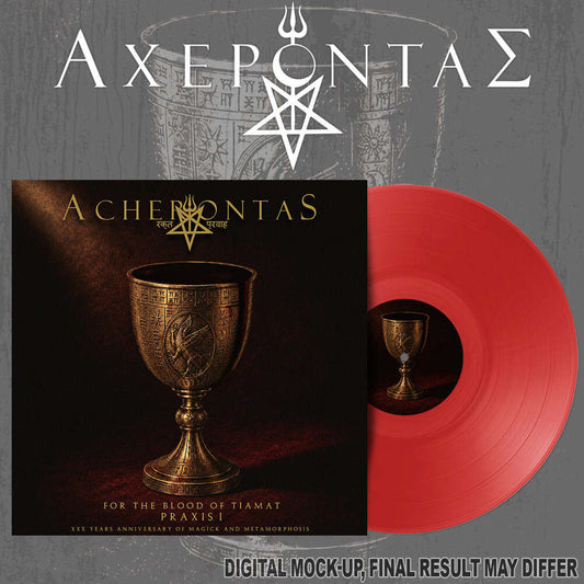 ACHERONTAS - For the Blood of Tiamat - Praxis I LP (BLOODRED) (Preorder)