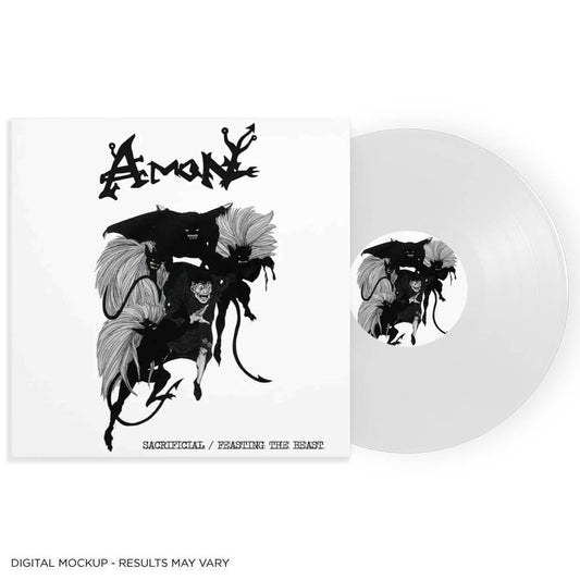 AMON (DEICIDE) – Sacrificial / Feasting The Beast LP (WHITE)
