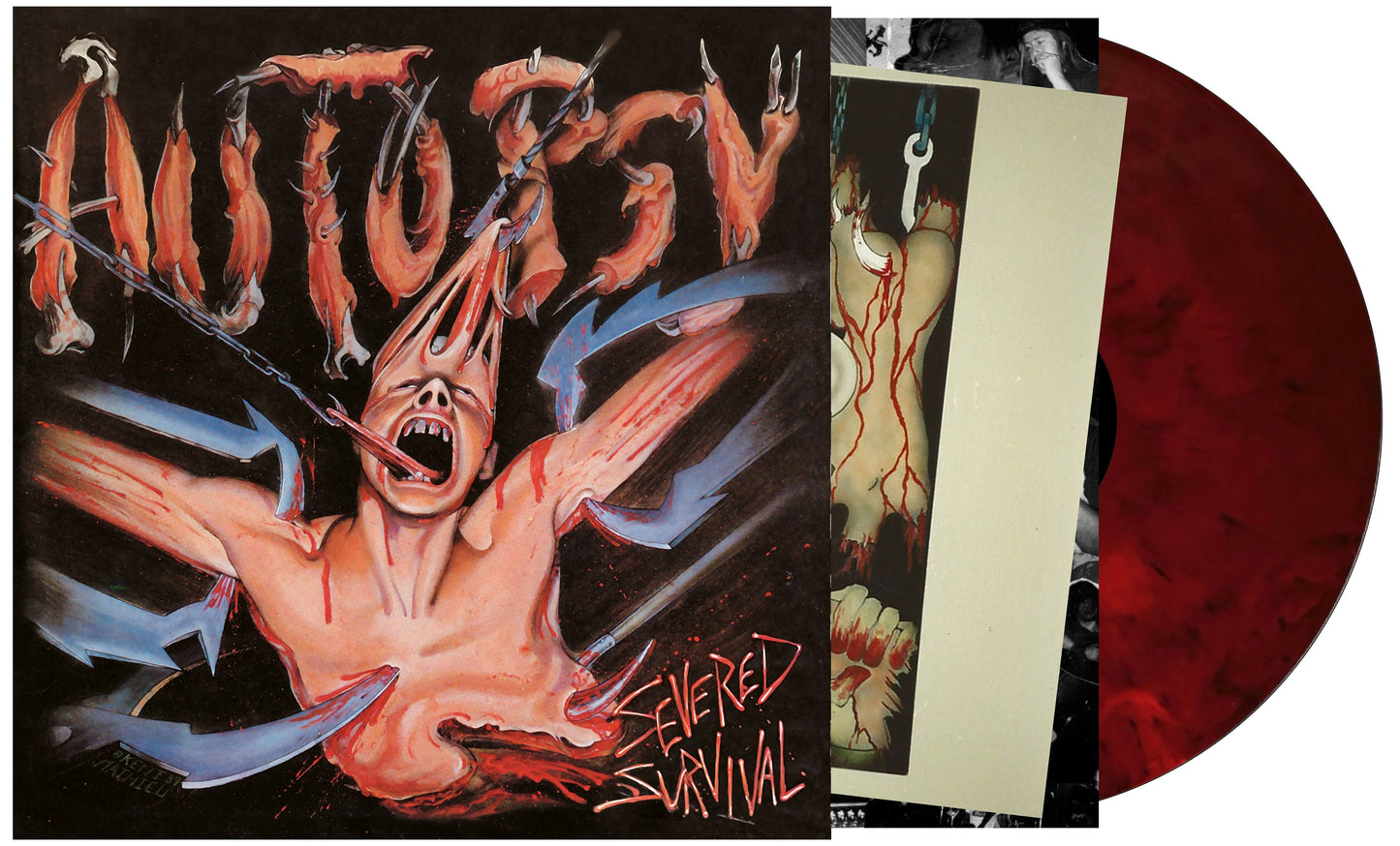 AUTOPSY - Severed Survival 35th anniversary LP (HOOKS)