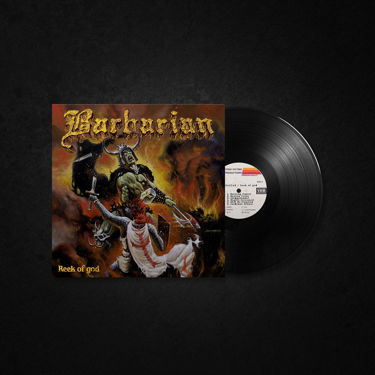 BARBARIAN – Reek Of God LP (Preorder)
