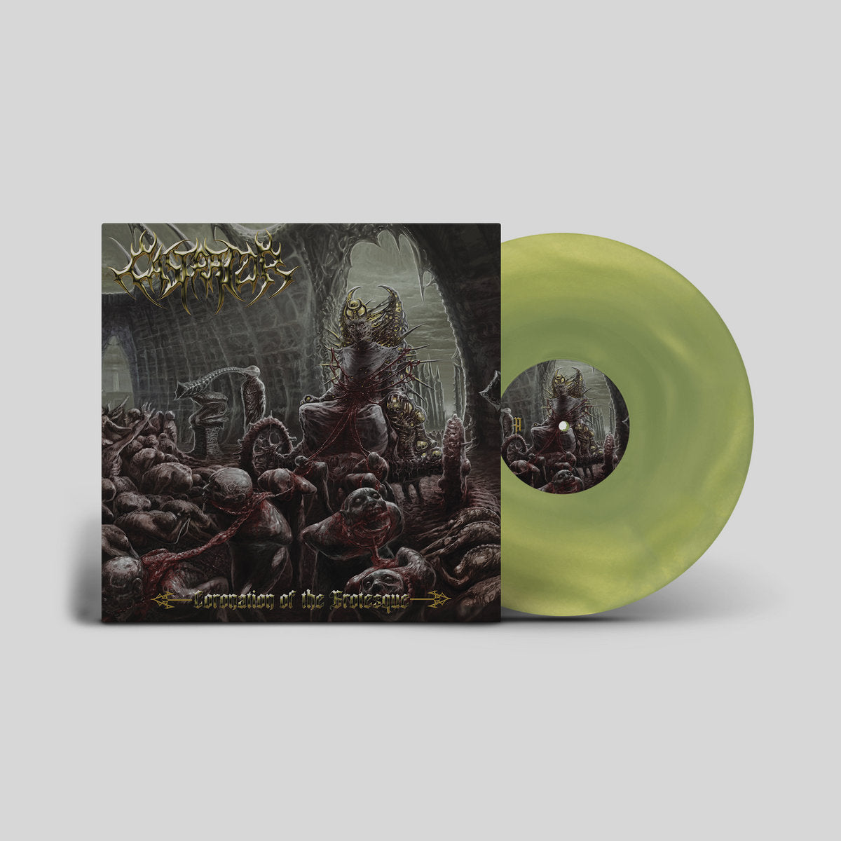 CASTRATOR - Coronation Of The Grotesque LP (OLIVE GREEN)