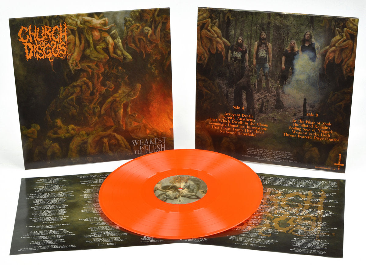 CHURCH OF DISGUST - Weakest Is The Flesh LP (ORANGE)