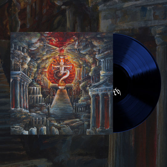 ENSANGUINATE - Death Saturnalia (with temples below) LP (BLUE) (Preorder)