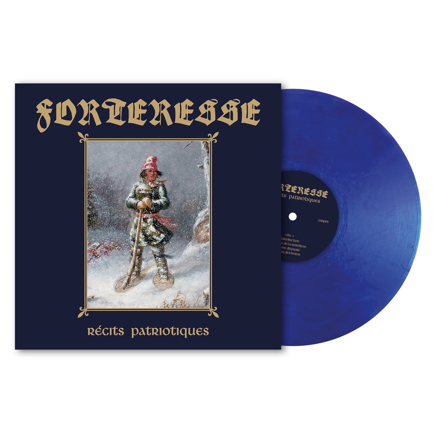 FORTERESSE - Récits Patriotiques LP (METALLIC BLUE) (Preorder)