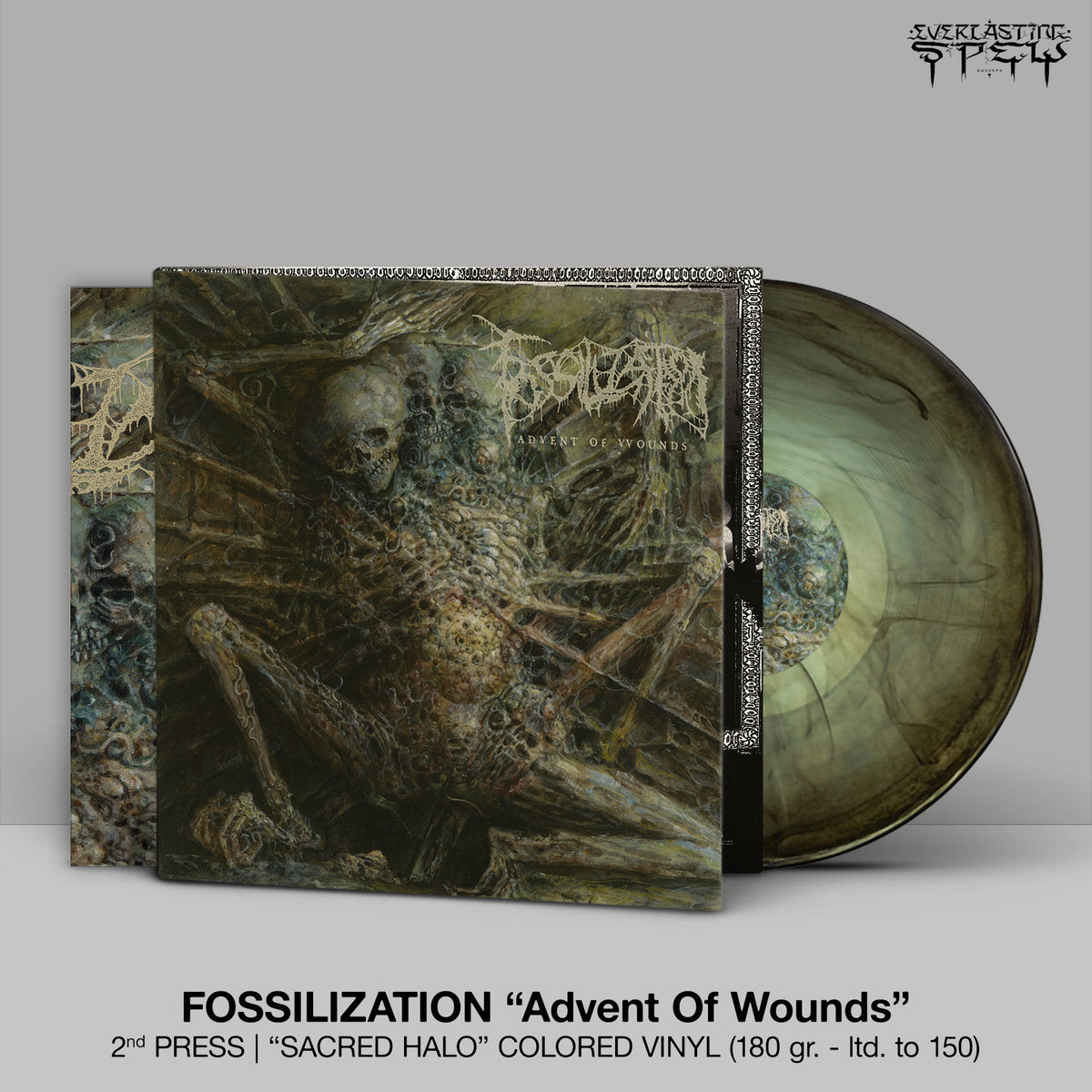 FOSSILIZATION - Advent Of Wounds LP (SACRED HALO) (Preorder)