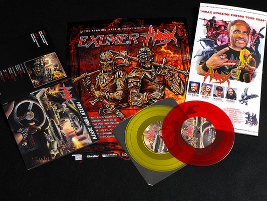 HIRAX - Faster Than Death 7"EP (YELLOW)