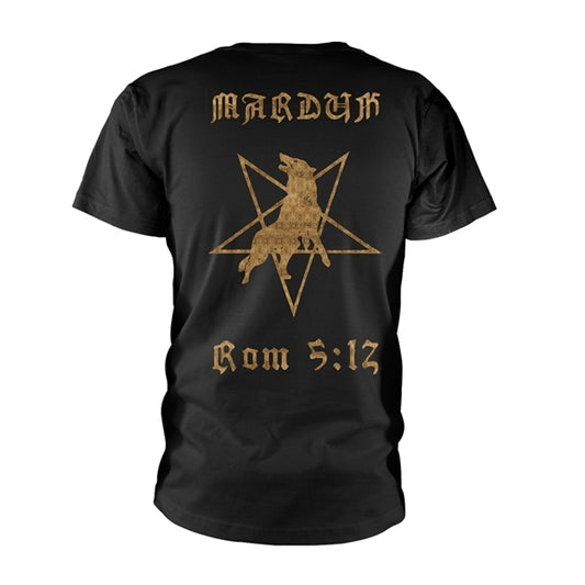 MARDUK - Rom 5:12 GOLD T-SHIRT*