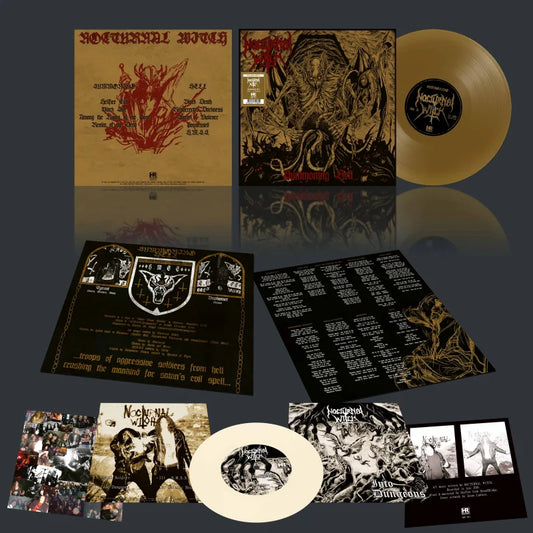 NOCTURNAL WITCH - Summoning Hell LP+7"EP (GOLD)