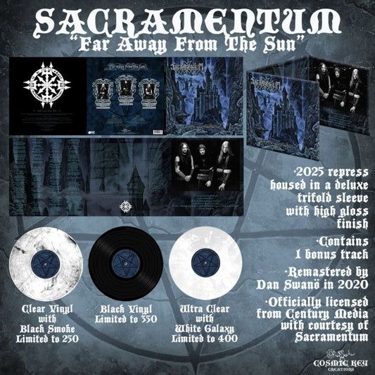 SACRAMENTUM - Far Away From The Sun LP (GALAXY) (Preorder)