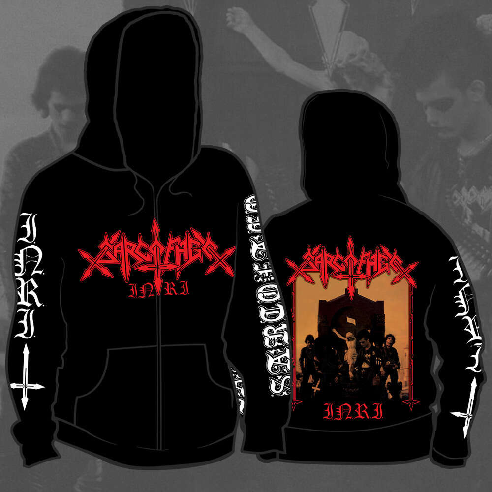 SARCOFAGO - I.N.R.I HOODIE (Preorder)