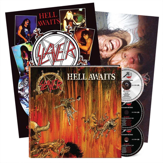 SLAYER - Hell Awaits 40th Anniversary 3CD EARBOOK (Preorder)