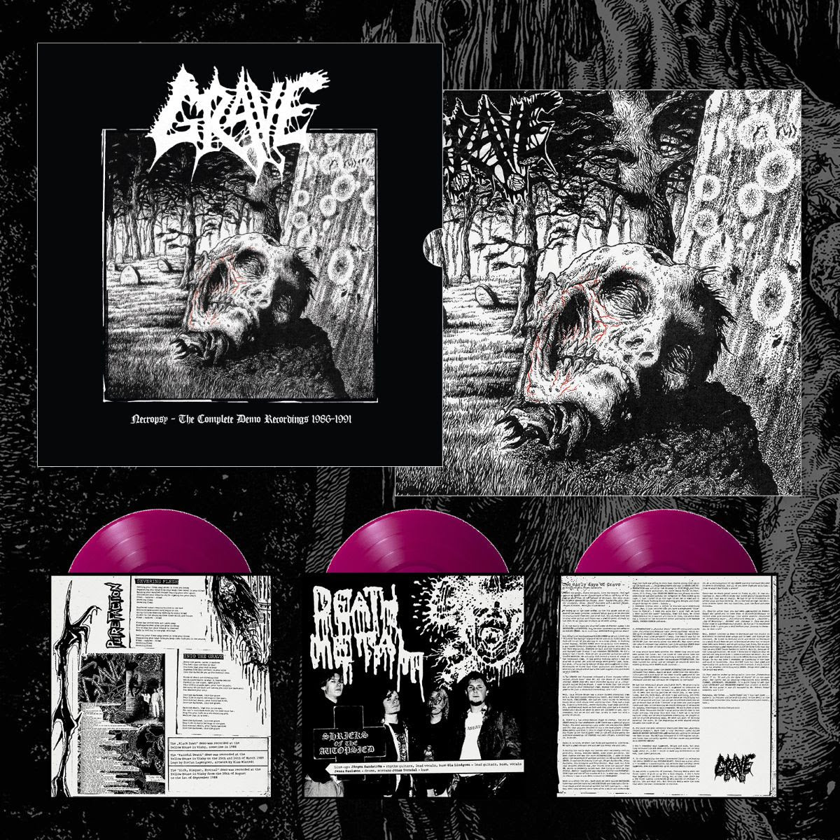 GRAVE – Necropsy – The Complete Demo Recordings 1986-1991 3LP (PURPLE) (Preorder)