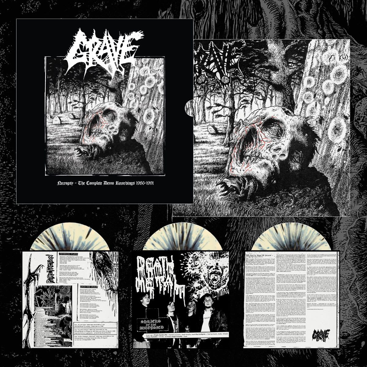 GRAVE – Necropsy – The Complete Demo Recordings 1986-1991 3LP (Preorder)