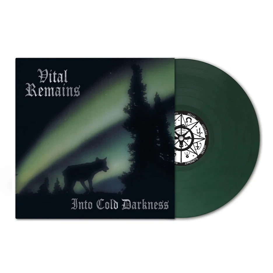 VITAL REMAINS - Into Cold Darkness 30th anniversary LP (GREEN) (Preorder)