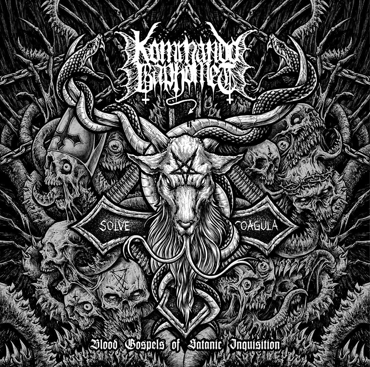 KOMMANDO BAPHOMET - Blood Gospels of Satanic Inquisition CD