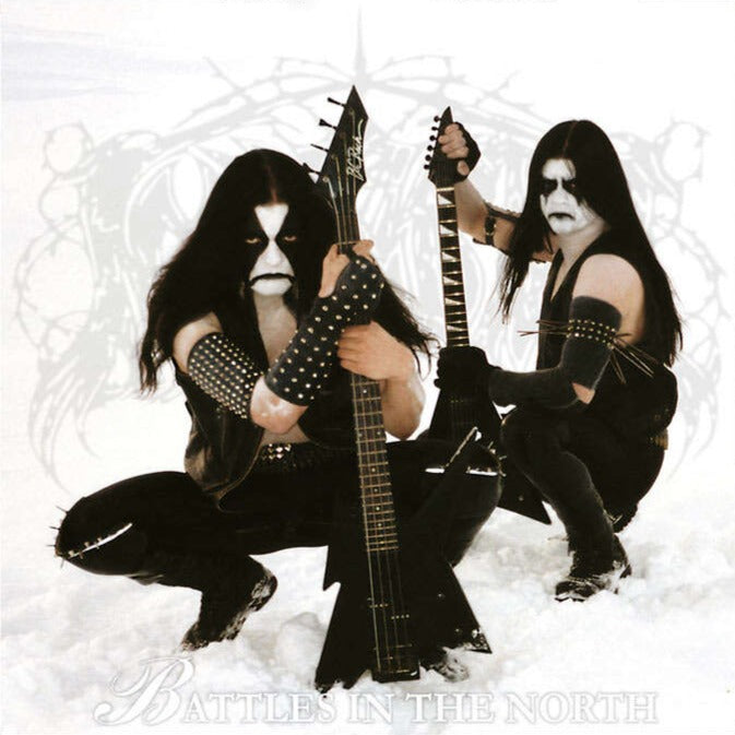 IMMORTAL - Battles In The North LP (BLACK/WHITE)