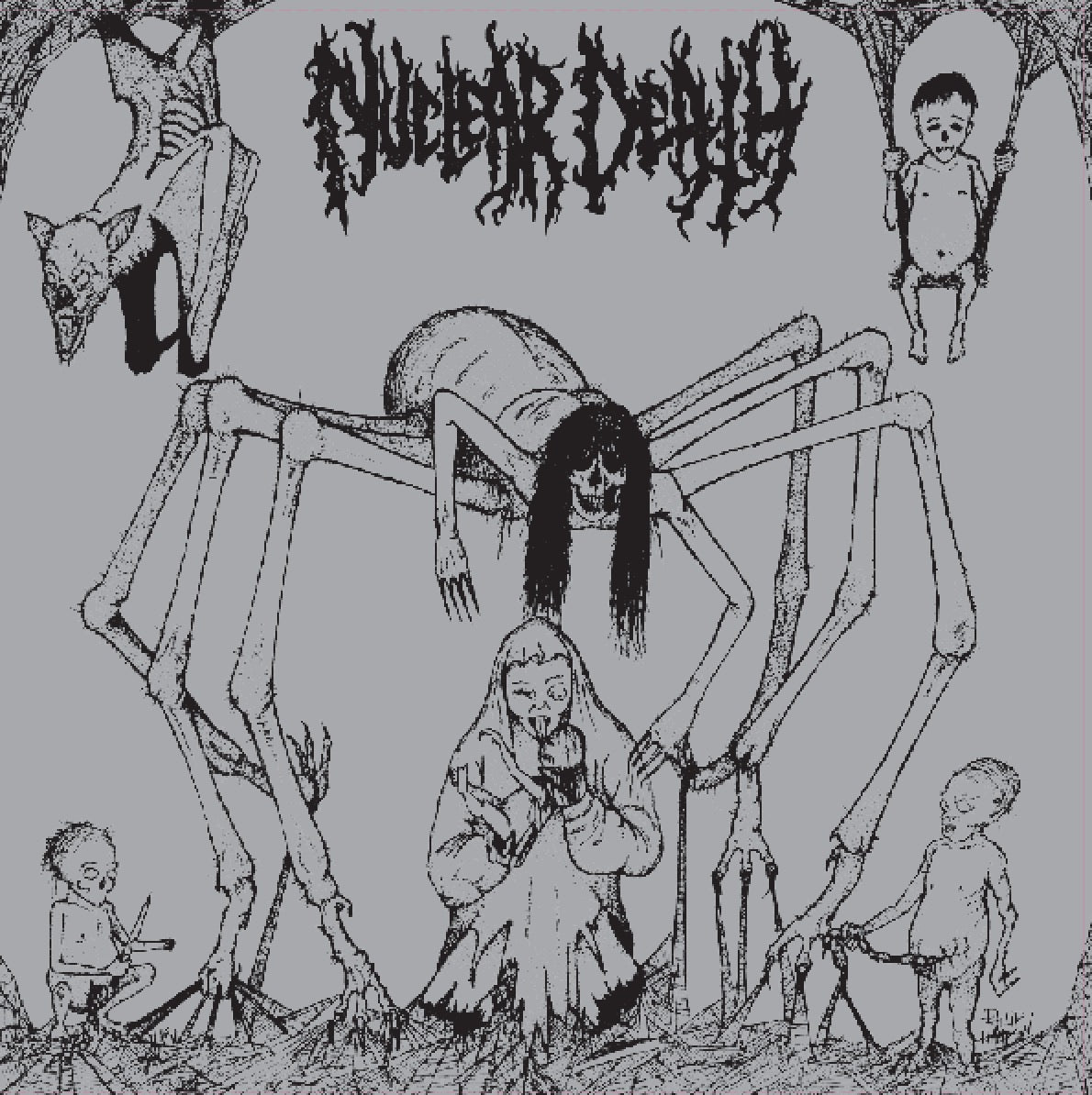 NUCLEAR DEATH - Bride Of Insect LP (SILVER) (Preorder)