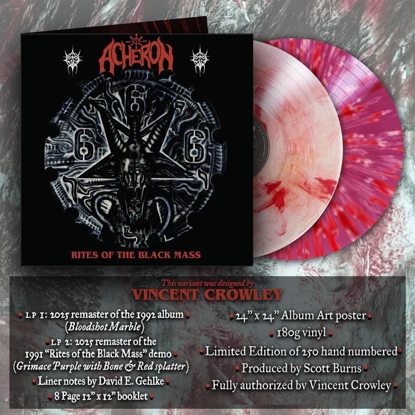 ACHERON - Rites Of The Black Mass 2LP (MARBLE/SPLATTER) (Preorder)