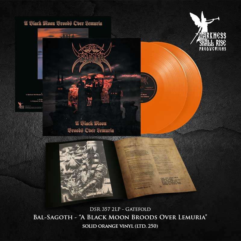 BAL-SAGOTH - A Black Moon Broods over Lemuria 2LP (ORANGE)* (Preorder)