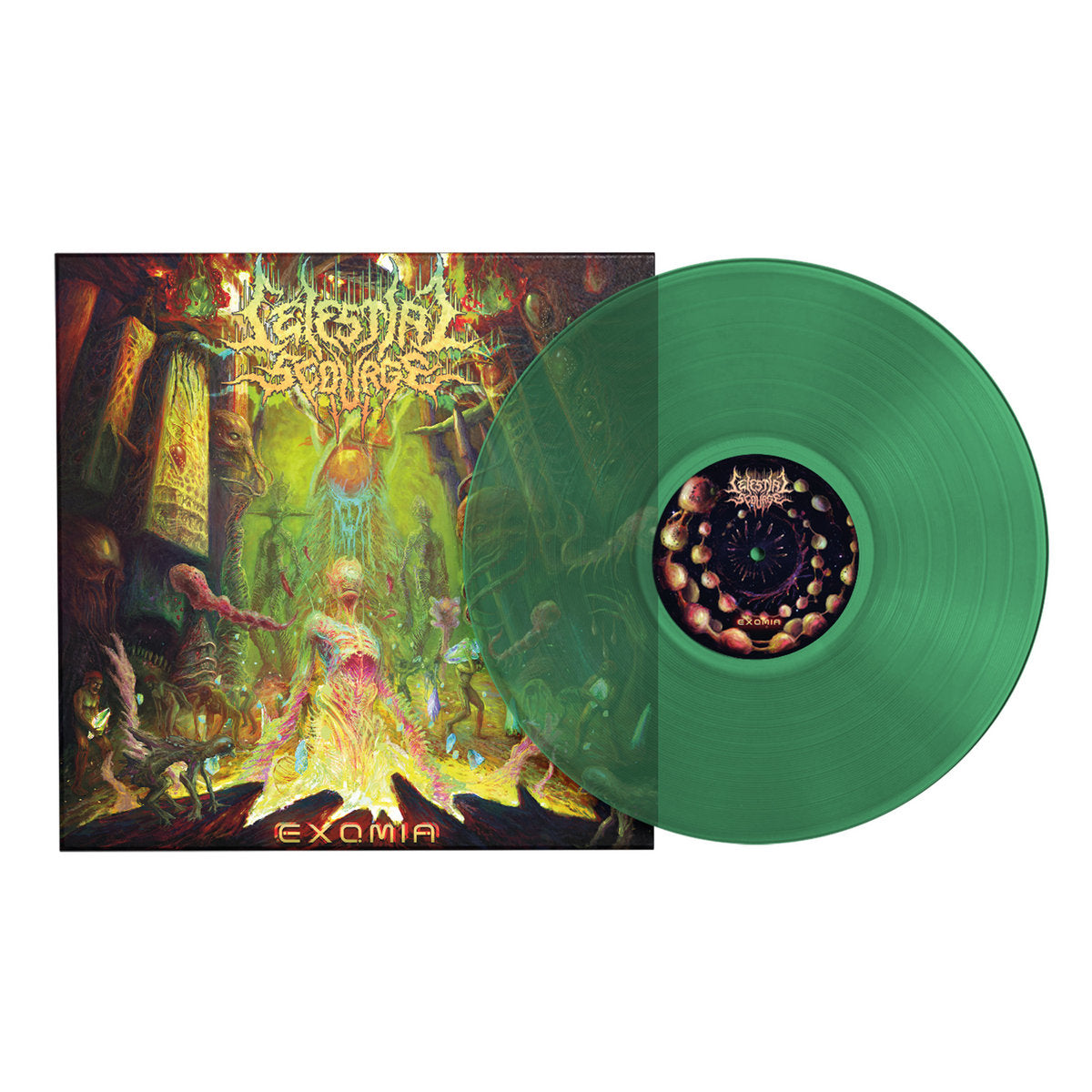 CELESTIAL SCOURGE - Exomia LP (GREEN) (Preorder)