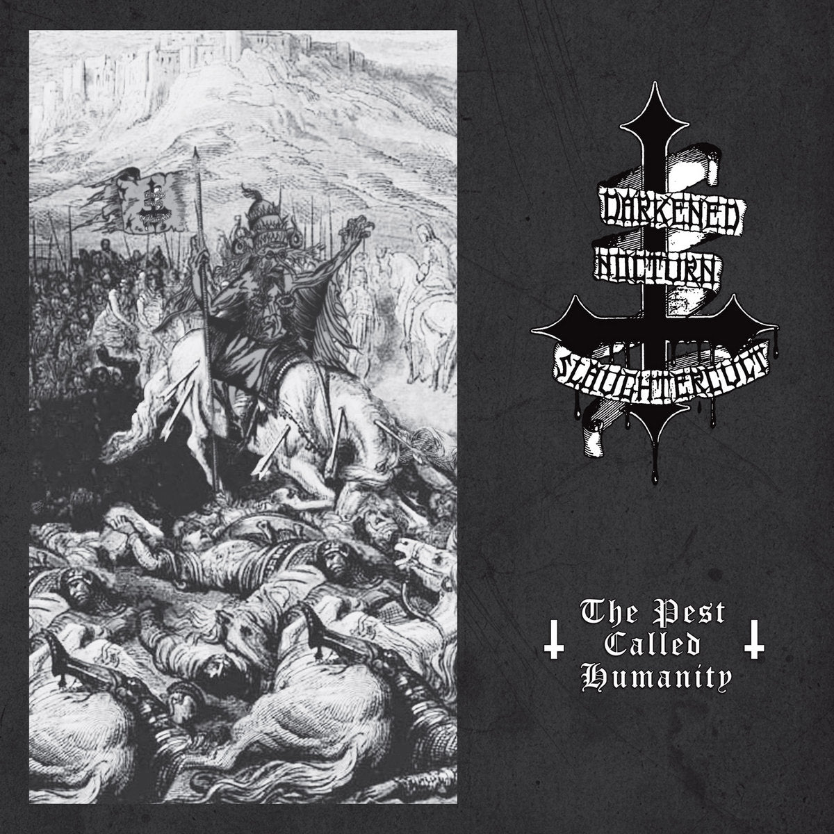DARKENED NOCTURN SLAUGHTERCULT - The Pest Called Humanity LP (PIC. DISC) (Preorder)