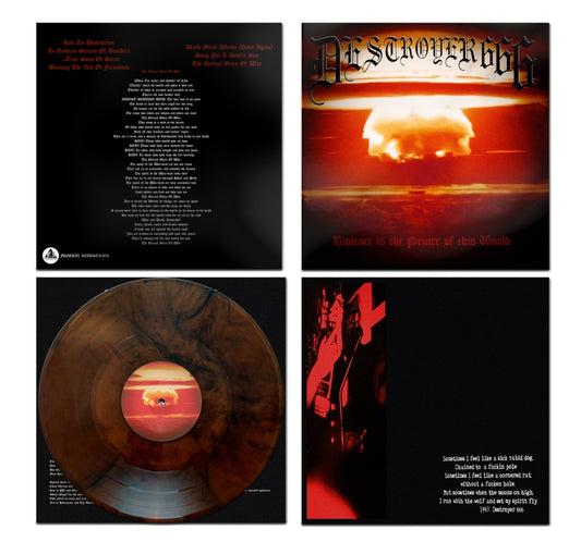 DESTROYER 666 - Violence Is The Prince Of This World LP (MARBLE)