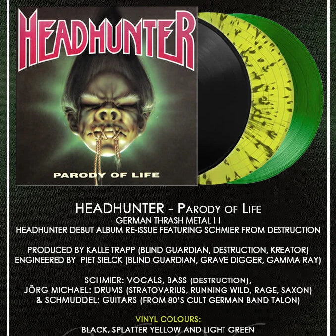 HEADHUNTER - Parody Of Life LP (SPLATTER)