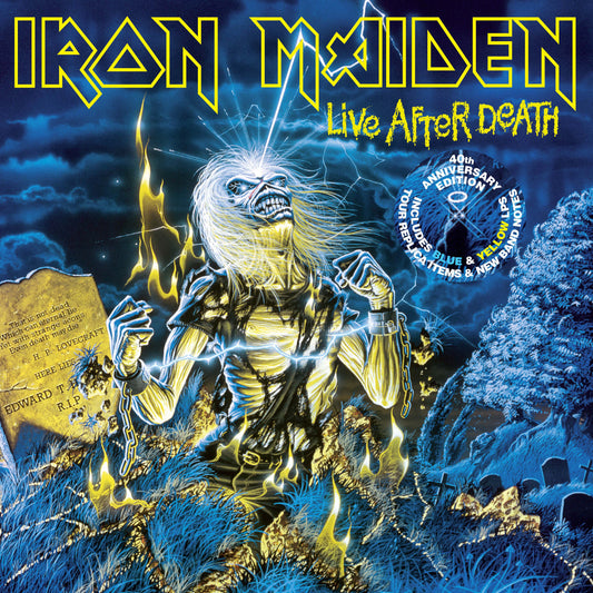 IRON MAIDEN - Live After Death 40th Anniversary 2LP (BLUE/YELLOW)