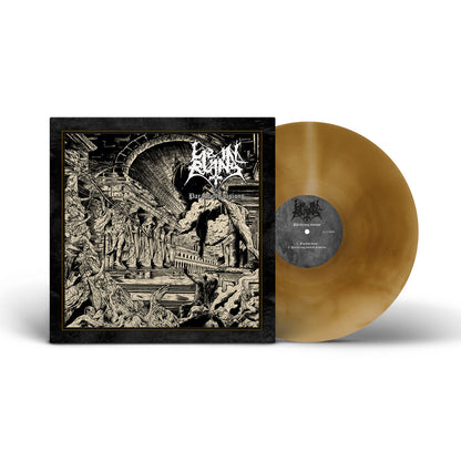 LIE IN RUINS / STRYCHNOS - Paralyzing Visions / Theodicy of the Seven Mile Scythe LP (SWIRL) (Preorder)