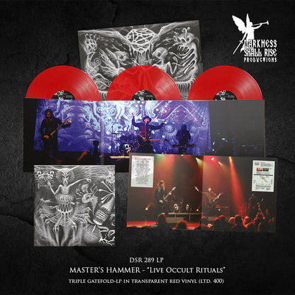 MASTER'S HAMMER - Live Occult Rituals 3LP w/booklet (RED)