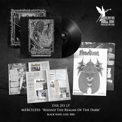 MERCILESS – Behind The Realms Of The Dark LP w/booklet