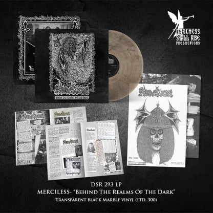 MERCILESS – Behind The Realms Of The Dark LP w/booklet (MARBLE)