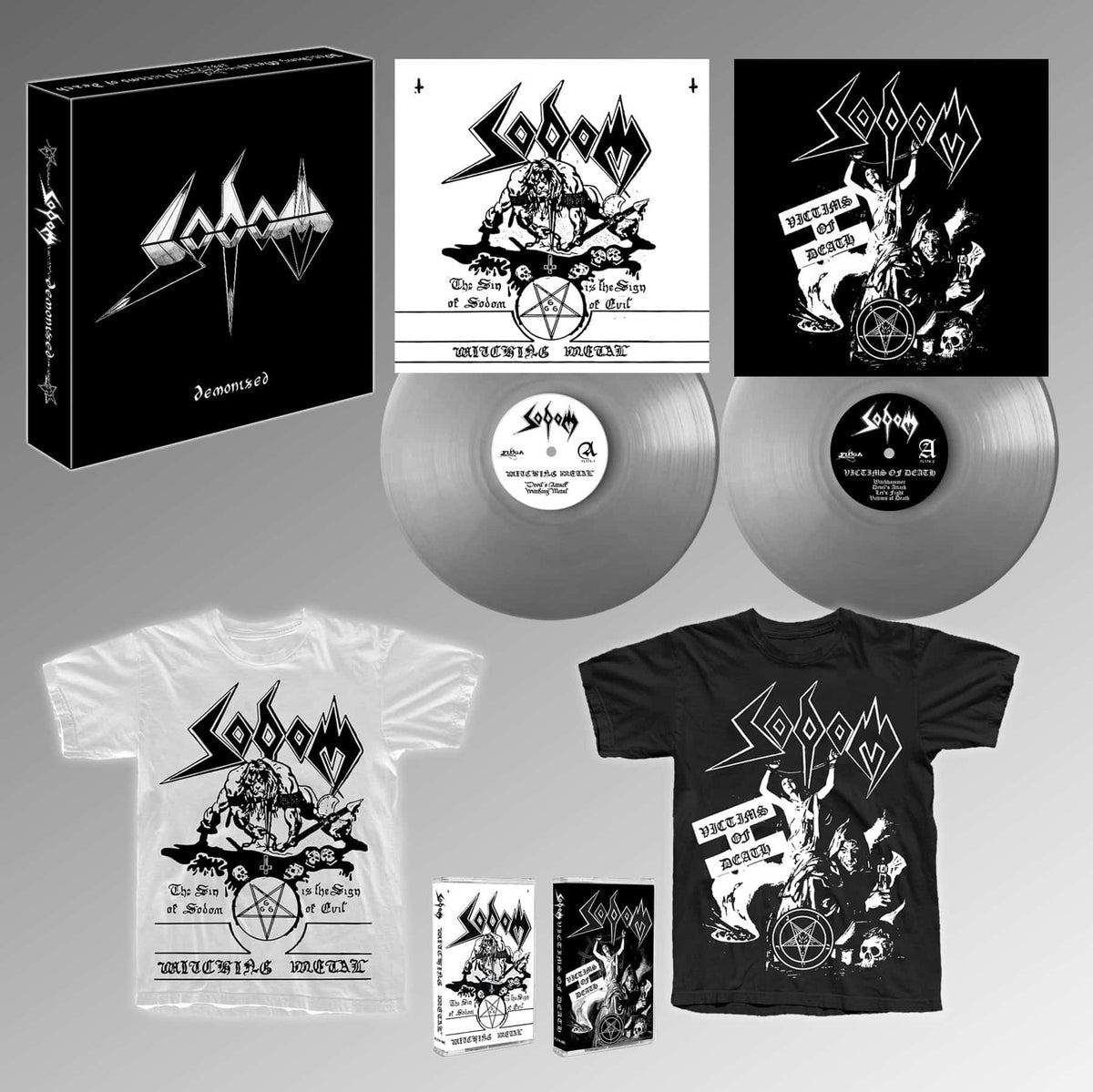 SODOM - Demonized BOX SET (SILVER)* (Preorder)