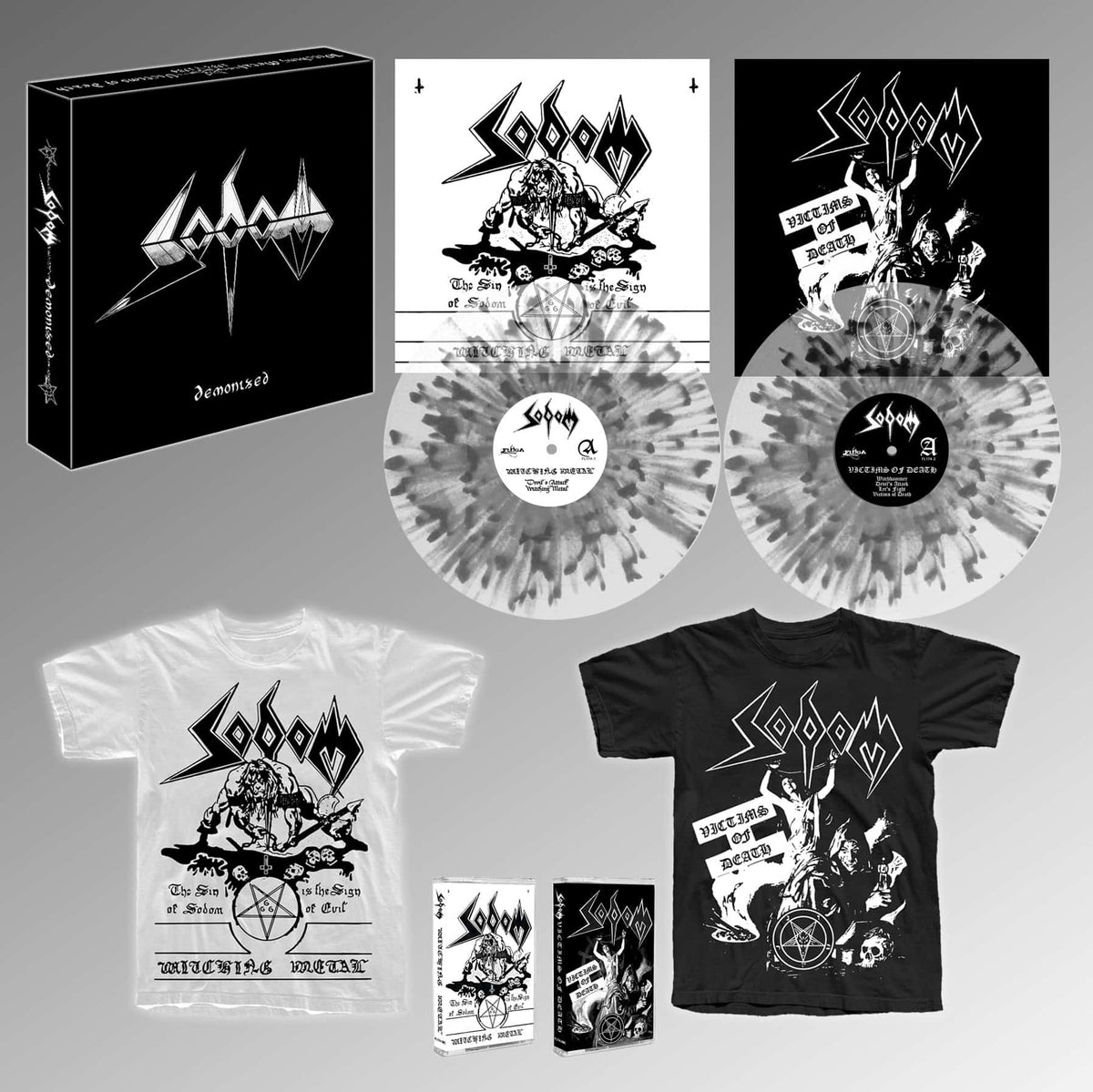SODOM - Demonized BOX SET (SPLATTER)* (Preorder)